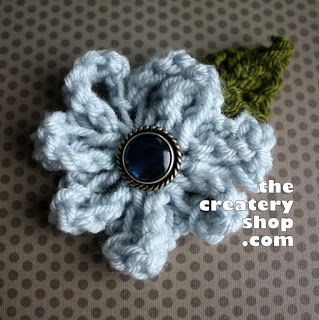 Easy Elegant Knit Flower ♥ The Createry Shop